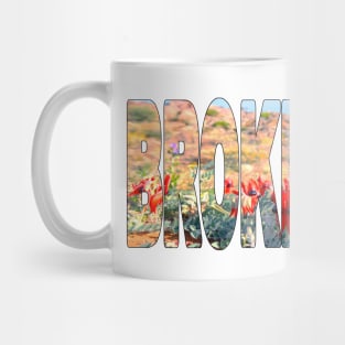 BROKEN HILL - NSW Australia Desert Pea Flowers Mug